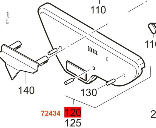[REIMO-72434] Motor Kapak Plakası 'A' SER