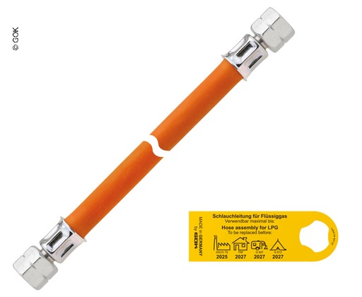 [REIMO-75178] Gaz hortumu 1,5 m iki tarafı sol SB