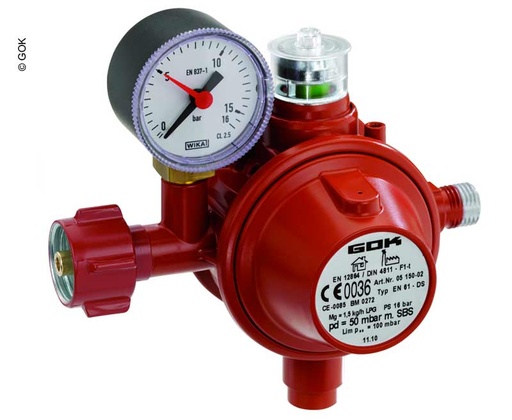 [REIMO-751888] Gaz regülatörü EN61, 1,5 kg 29 mbar