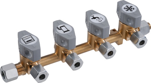 [REIMO-75458] 4 Çıkışlı 8 mm Topraklı Dağıtıcı Blok