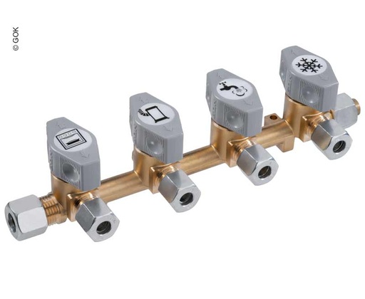[REIMO-75469] 10 mm / 4x8 mm Çıkışlı Dağıtıcı Blok