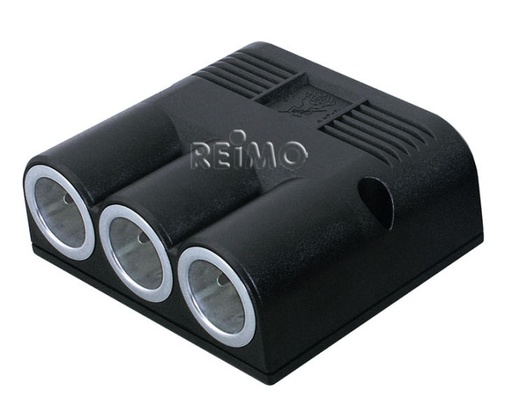 [REIMO-81179] Üçlü Sıva Üstü Priz 12V