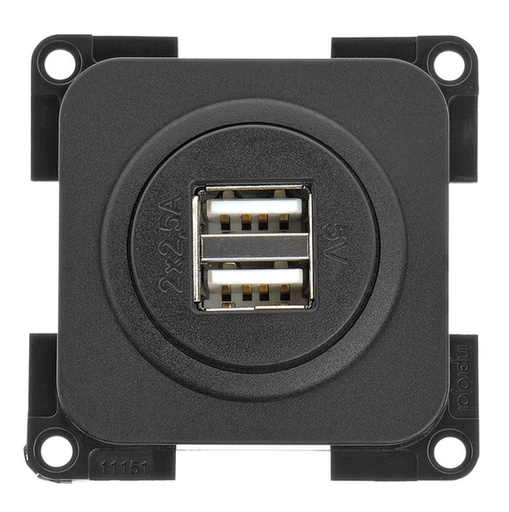 [REIMO-820762] Çiftli USB Şarj Prizi, Blister Paket
