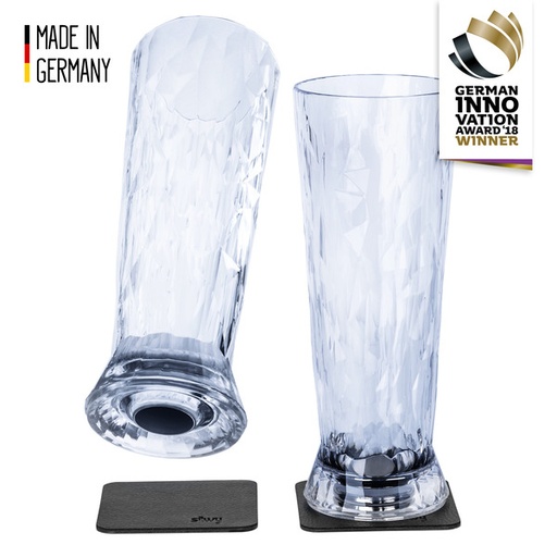 [REIMO-929504] Bira Bardağı ve Altlığı 2'li Set
