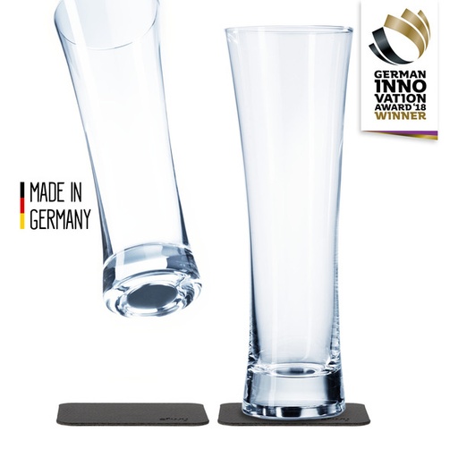 [REIMO-929543] Bira Bardağı + Altlık 2'li Set