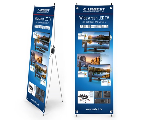 [REIMO-952638] Carbest X-Banner TV'ler DE