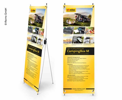 [REIMO-95350] X-Banner Kamp Kutusu M DE