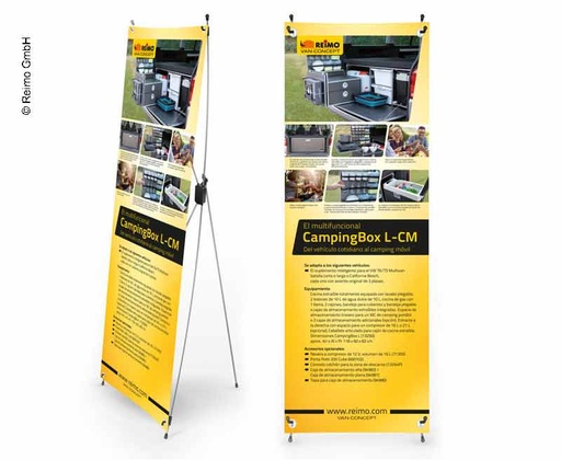 [REIMO-953511] X-Banner Kampinbox L-CM İspanyolca