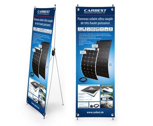 [REIMO-953514] Carbest X-Banner Solar Fransızca