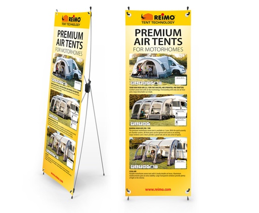 [REIMO-953531] X-Banner Karavan Çadırı İngilizce