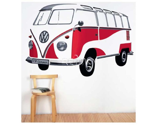[REIMO-95537] VW Koleksiyonu Bulli Duvar Etiketi