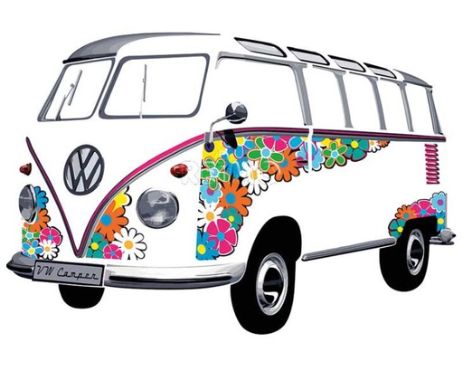 [REIMO-95563] VW Coll. Bulli Duvar Stickerı