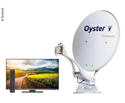 [REIMO-490396] Oyster V 85 Twin Skew Otomatik Uydu Anteni + 32" TV