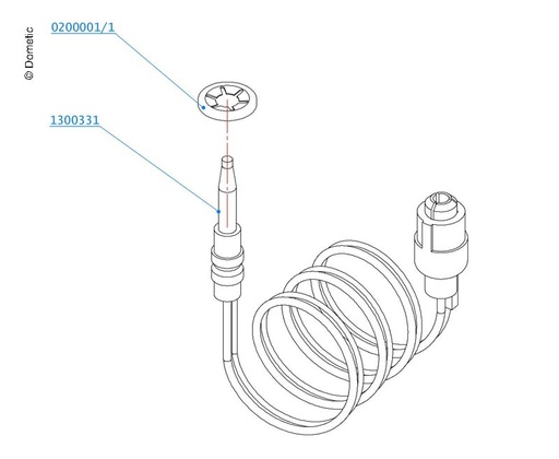 [REIMO-E4373] Termoeleman L=350mm