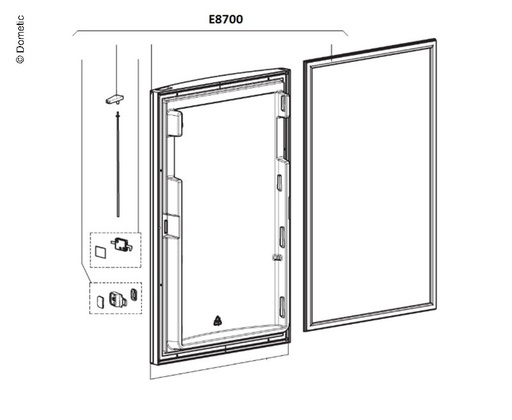 [REIMO-E8700] RM85XX için Komple Kapı