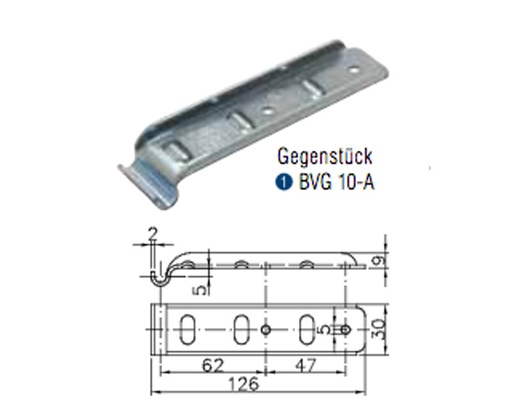 [REIMO-E9393] Karşılık Kapak Kilidi BVG10-A